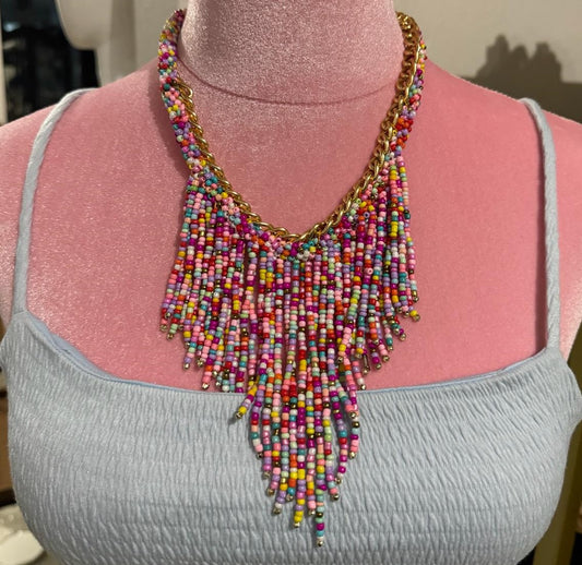 Colorful Beads Retro Necklace